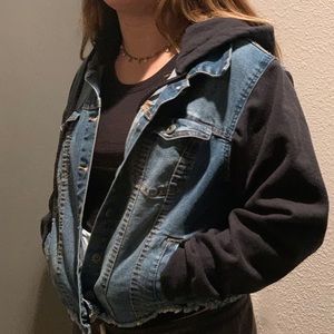 Hooded Jean Jacket